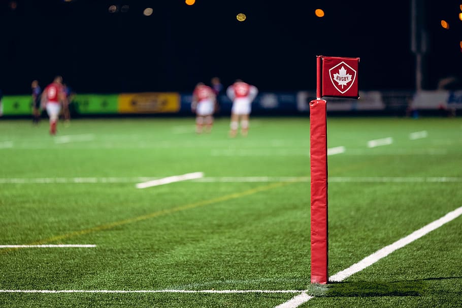 canada, evening, field, flag, game, langford, mark, national HD wallpaper