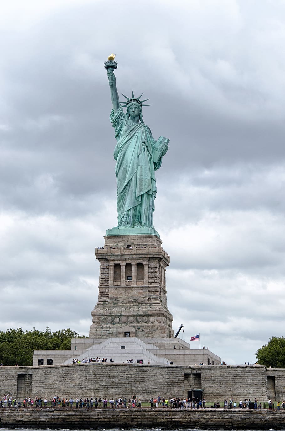 liberty island, united states, new york, usa, united states of america, HD wallpaper