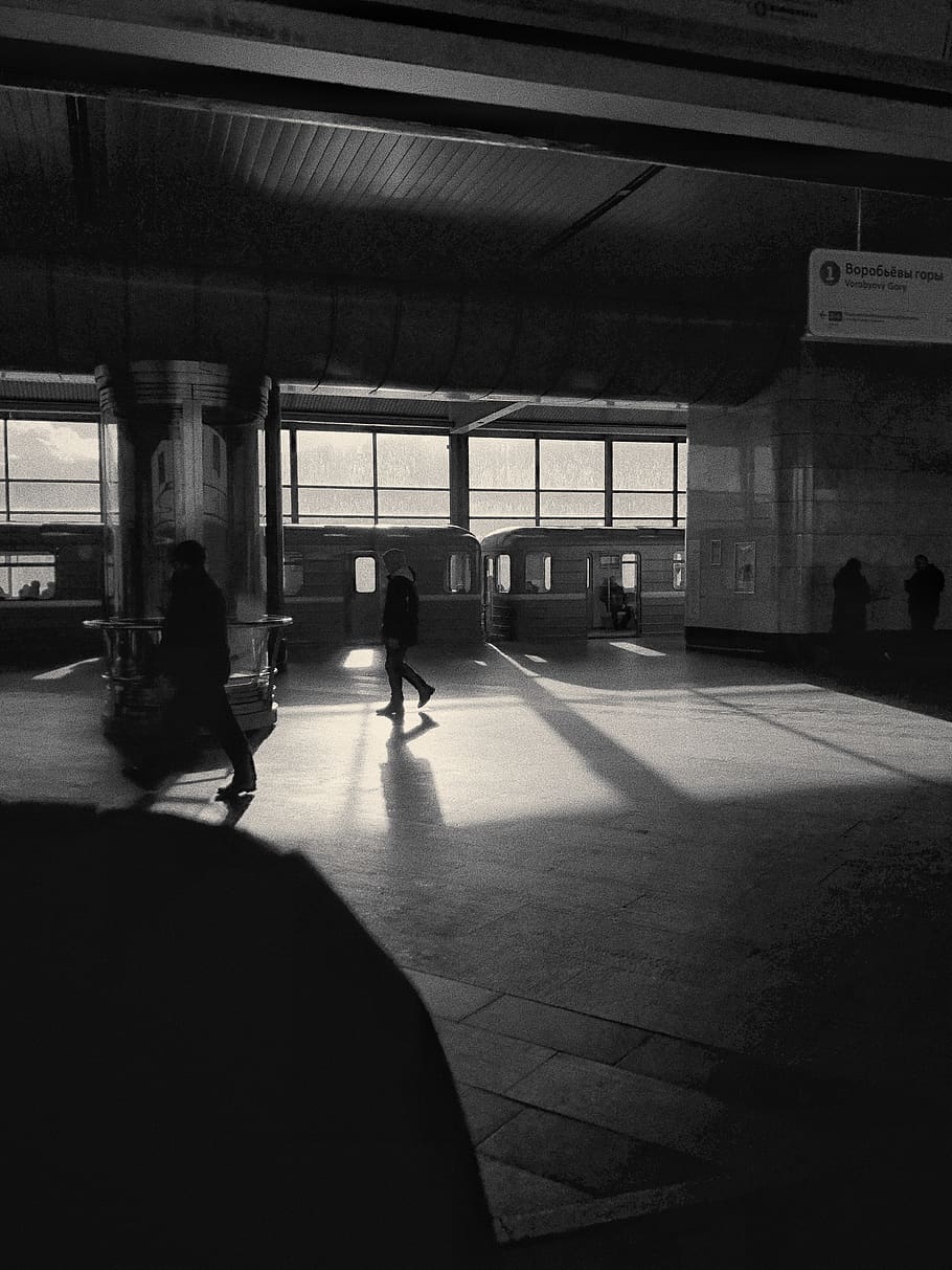people walking inside building, human, person, floor, flooring HD wallpaper