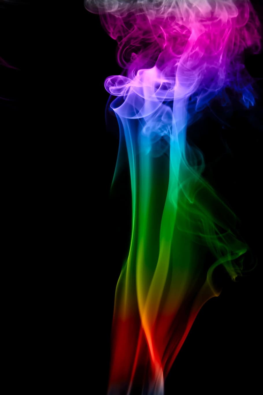 background, smoke, isolated, black, smooth, shape, abstract HD wallpaper