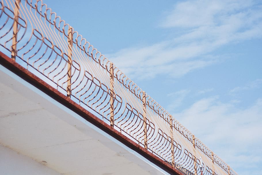 sky, building, background, wallpaper, vsco, fence, cloud - sky HD wallpaper