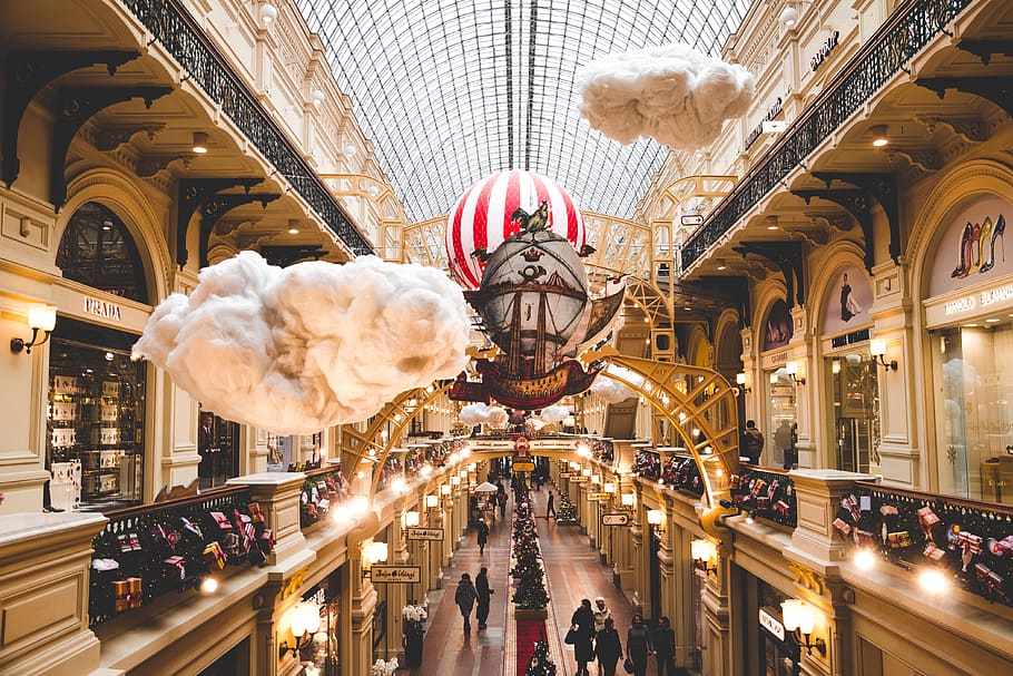 people walking inside buildnig, architecture, built structure HD wallpaper