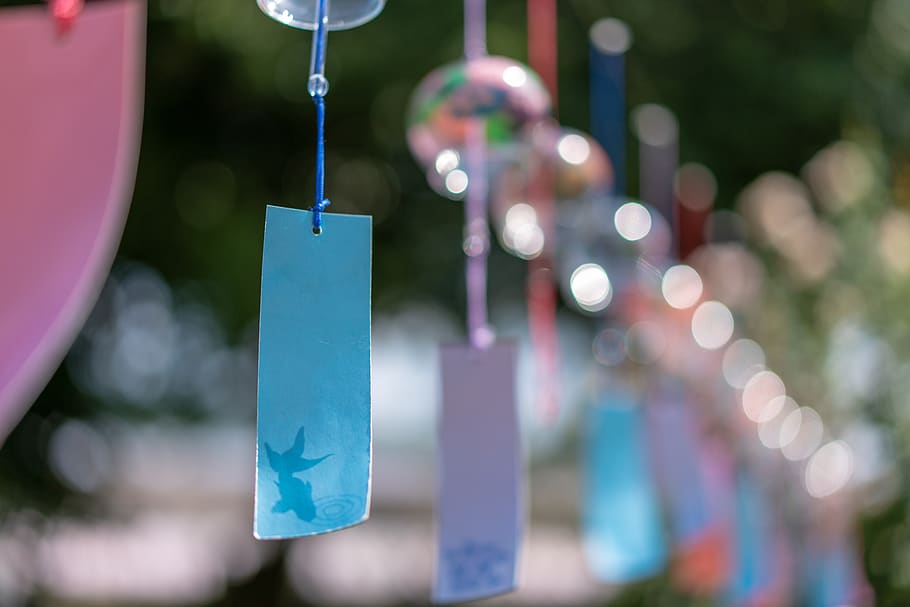 japan, hanging, focus on foreground, close-up, no people, day HD wallpaper
