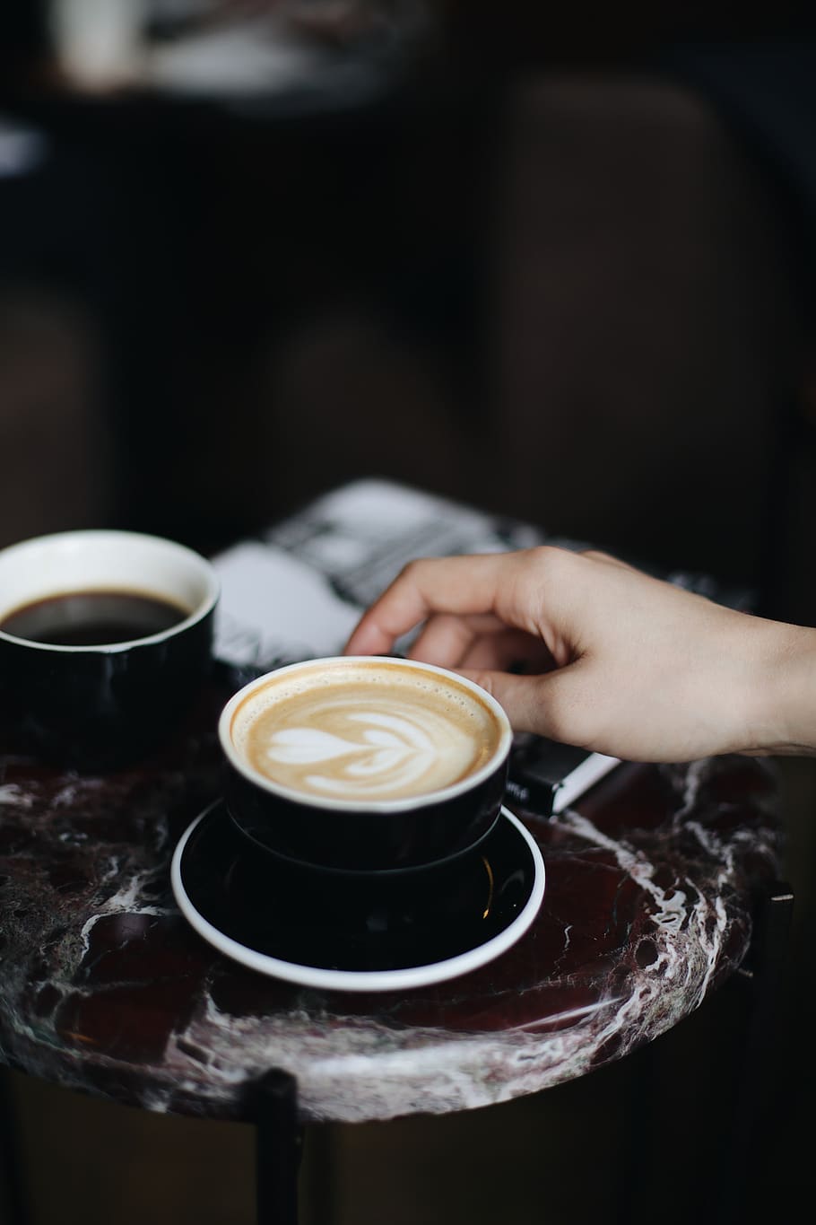 Person Holding A Cup Of Cappuccino, caffeine, coffee, cup of coffee HD wallpaper