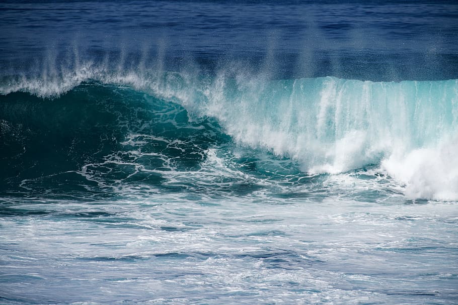 water waves, nature, sea, ocean, outdoors, sea waves, jardim do mar HD wallpaper