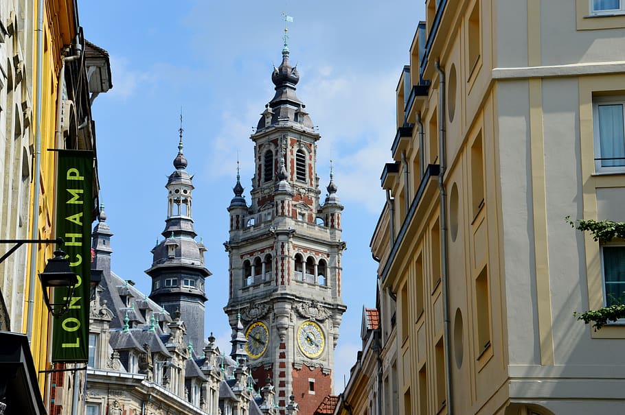 old lille, district of vieux-lille, city, north, hauts de france, HD wallpaper