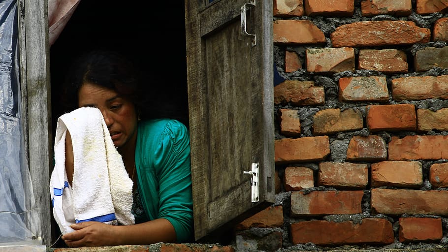 nepal, kathmandu, one person, architecture, real people, wall HD wallpaper