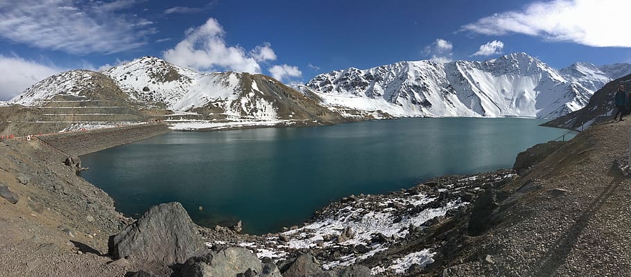 snow, chile, cold, landscape, nature, mountain, santiago, winter HD wallpaper