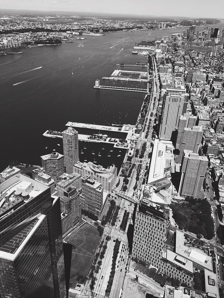 building exterior, architecture, city, high angle view, built structure HD wallpaper