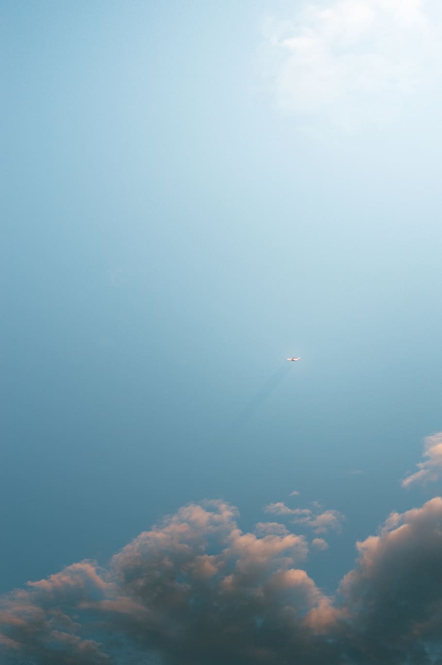 blue sky and white clouds, cloud - sky, beauty in nature, no people HD wallpaper