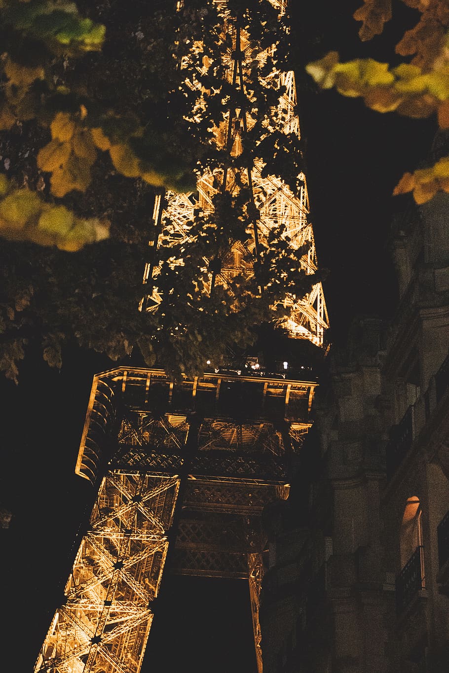 low angle photography of Eiffel Tower, french, paysage, landscape HD wallpaper