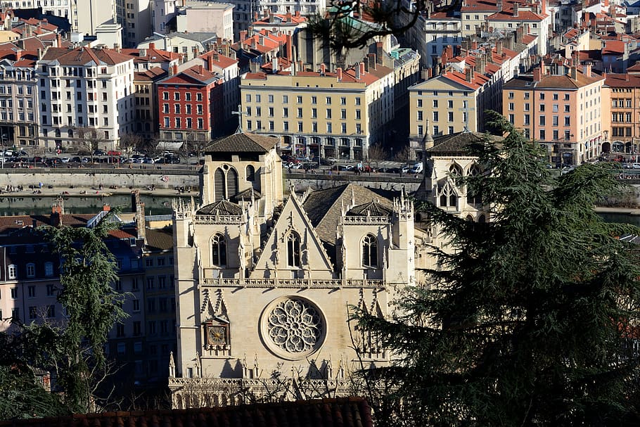 france, lyon, building exterior, architecture, built structure HD wallpaper