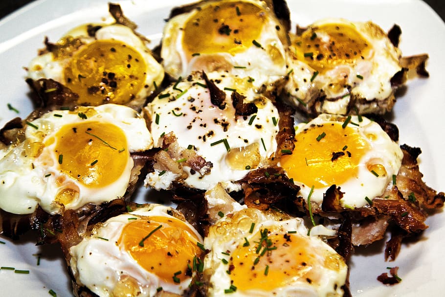 egg, scrambled eggs, eat, food, breakfast, egg muffin, benefit from HD wallpaper