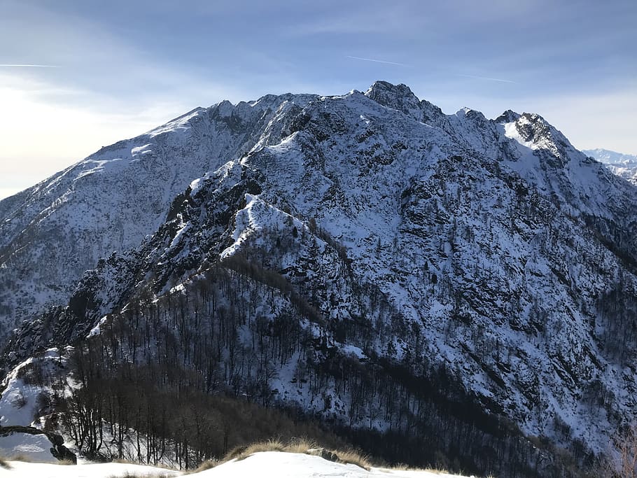 alpine route, alps, adventure, walk, sky, tops, excursions, HD wallpaper