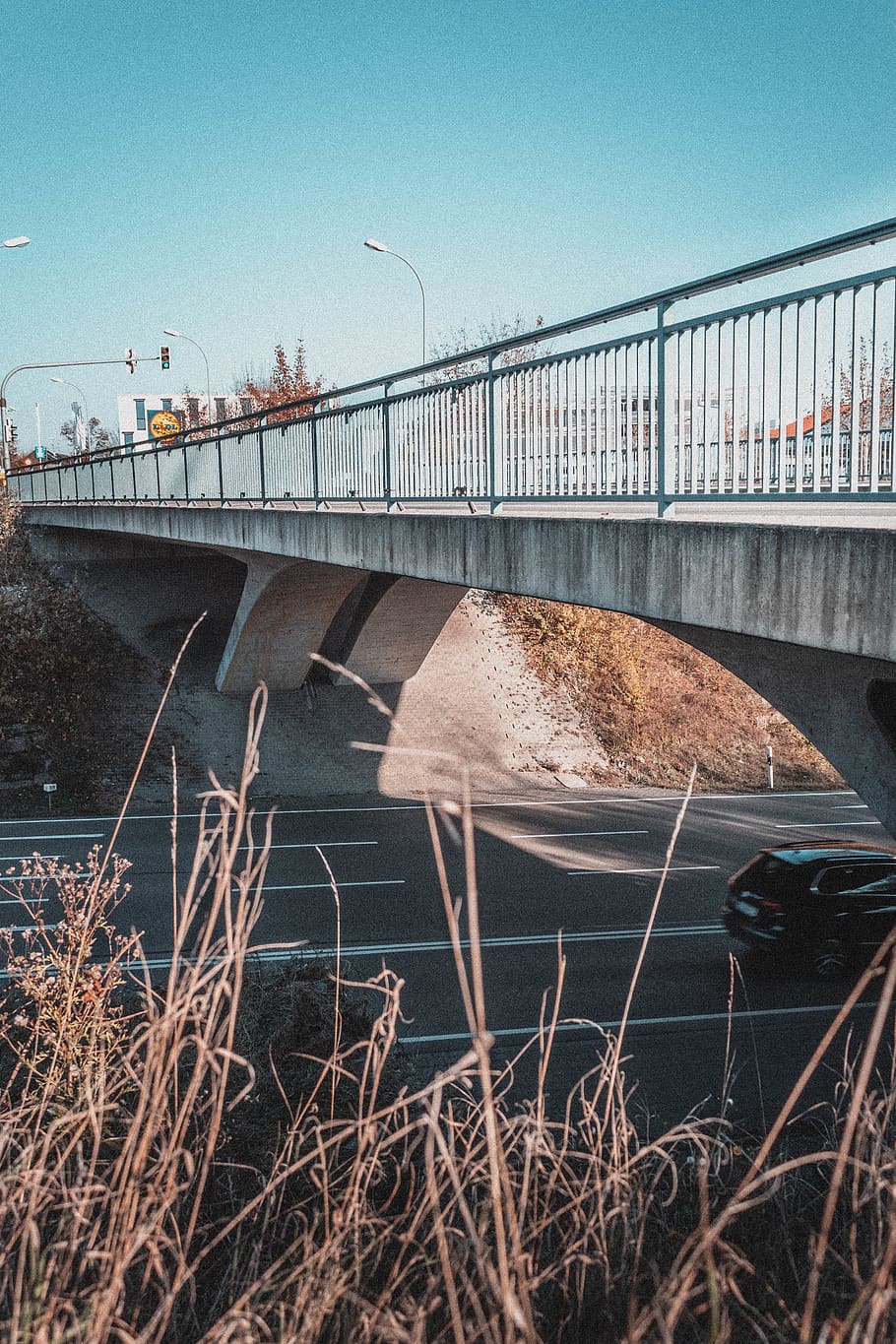 bridge, germany, mutlangen, traffic light, traffic lights, bridges HD wallpaper