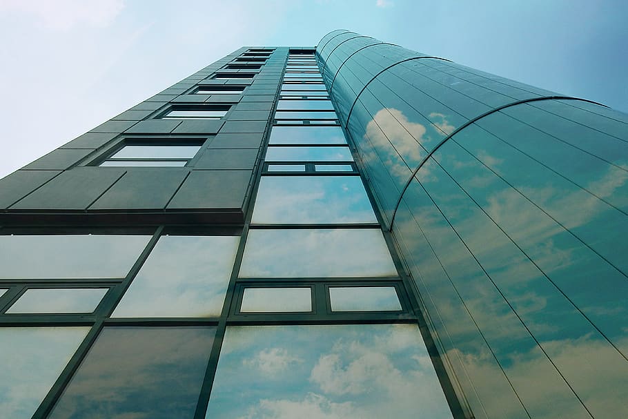 the skyscraper, view, architecture, tall, modern, building HD wallpaper