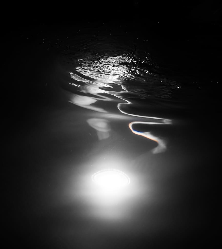 Rippling Water, abstract, art, blur, body of water, color, dark HD wallpaper