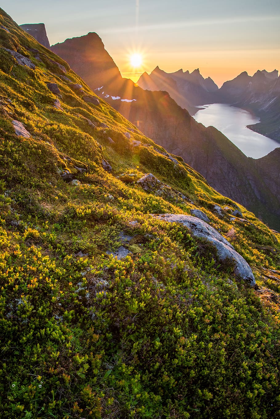 mountain range, beauty in nature, sky, tranquility, tranquil scene HD wallpaper