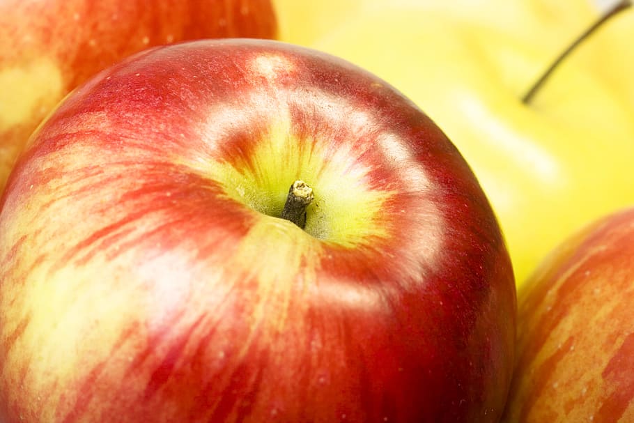 red, apple, apples, close-up, closeup, diet, dieting, eating HD wallpaper