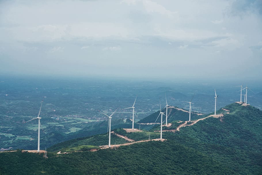 machine, engine, motor, turbine, wind turbine, outdoors, nature HD wallpaper