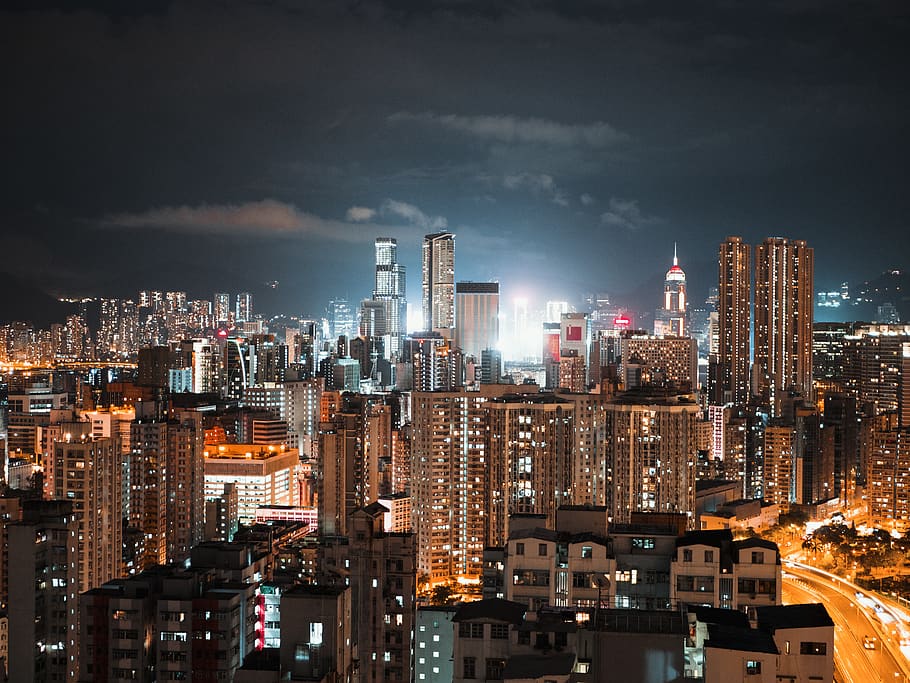 building during nighttime, building exterior, architecture, built structure HD wallpaper