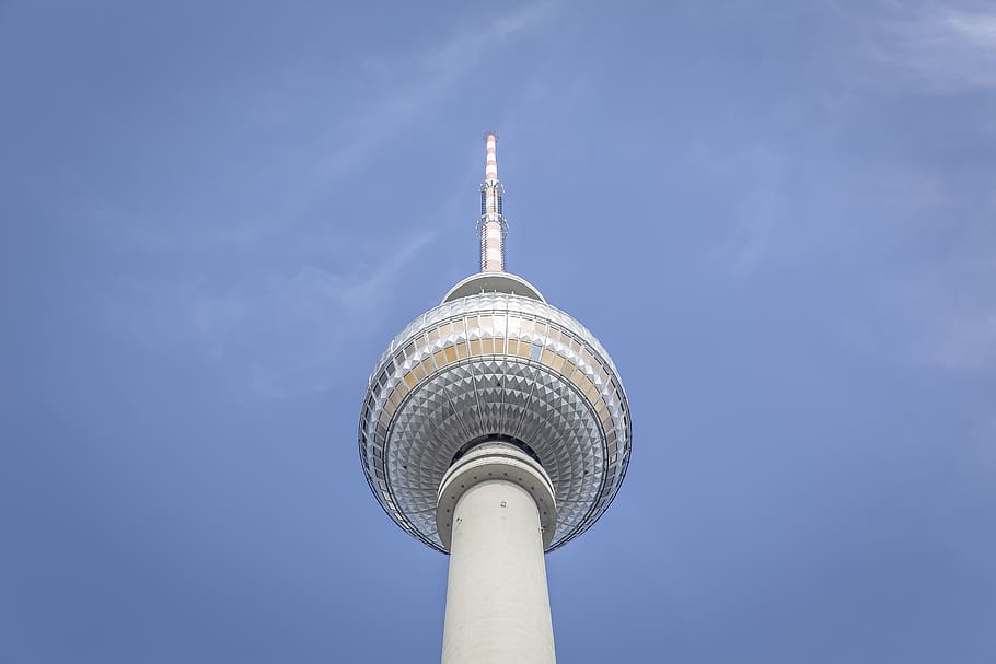 Low Angle Photography of Berlin TV Tower during Daytime, architecture HD wallpaper