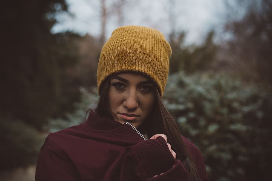 hungary, clothing, portrait, young adult, hat, one person, winter HD wallpaper