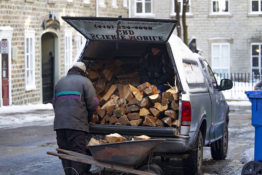 canada, quebec, transportation, real people, log, day, mode of transportation HD wallpaper