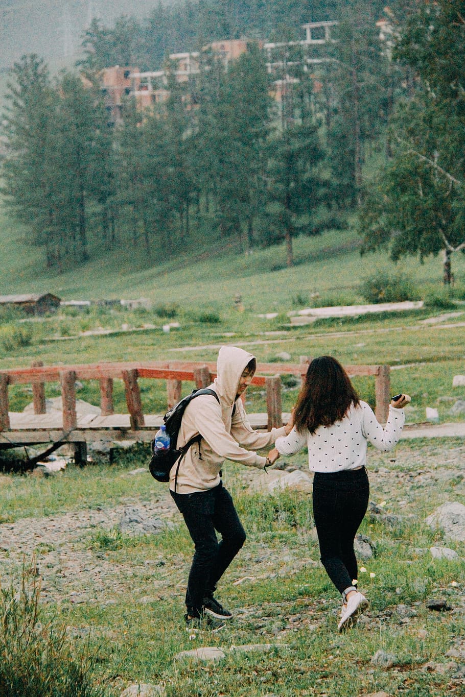 mongolia, ulaanbaatar, love, fall, nature, people, couple, happy HD wallpaper