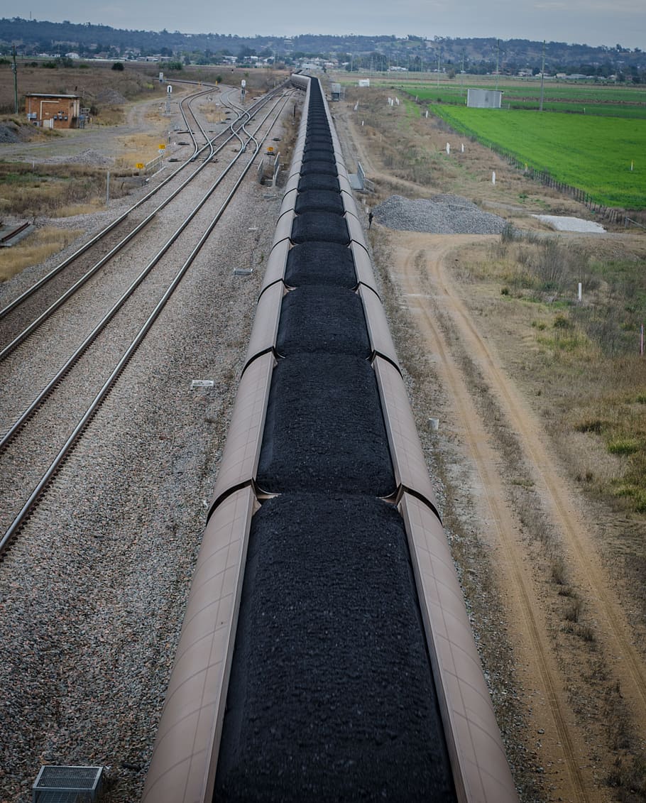 australia, singleton, train, rail transportation, railroad track HD wallpaper