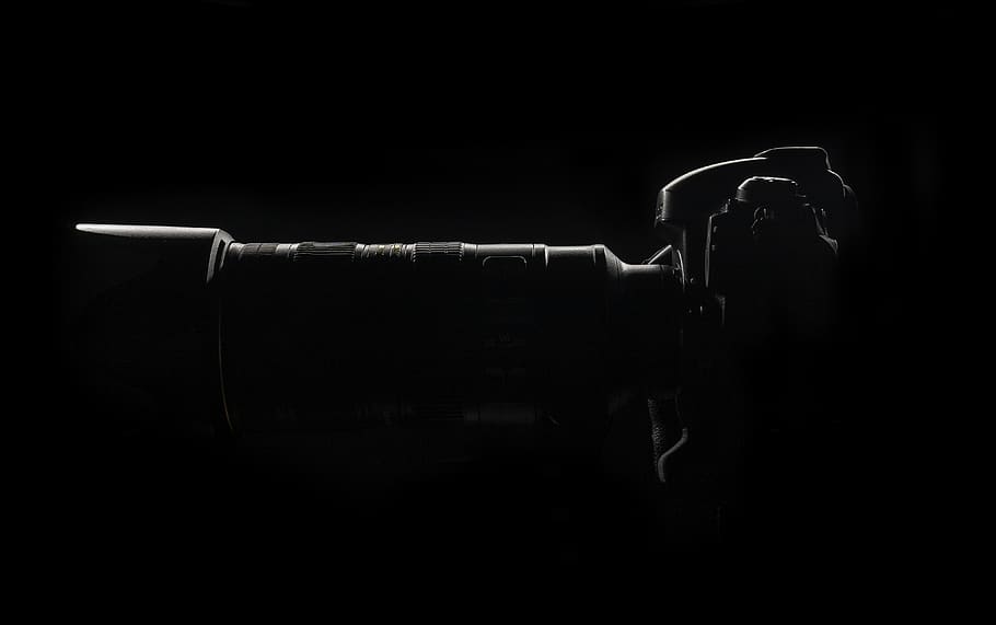 Close-Up Photo of DSLR Camera, camera equipment, camera lens HD wallpaper