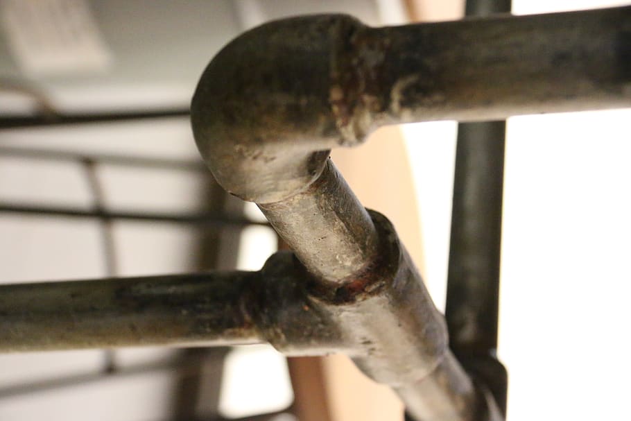 metal, close-up, no people, rusty, focus on foreground, day HD wallpaper