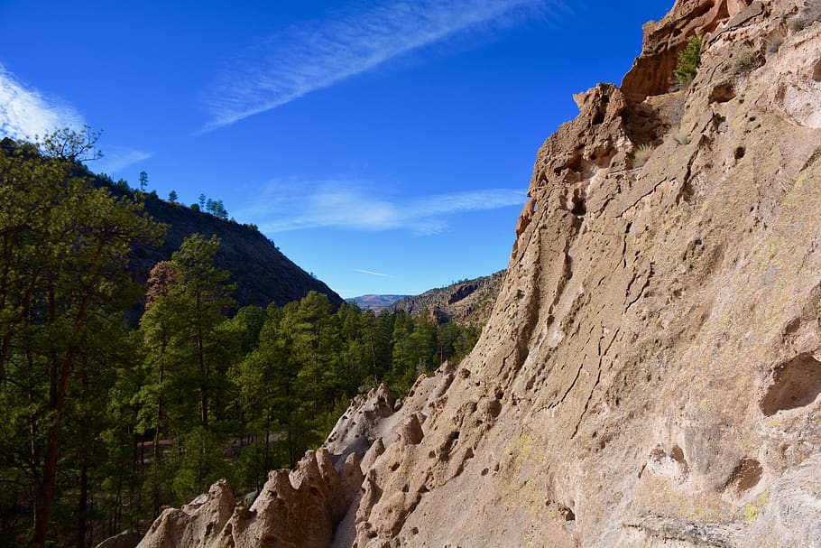 landscape, nature, tree, mountain, sky, scenics - nature, rock HD wallpaper