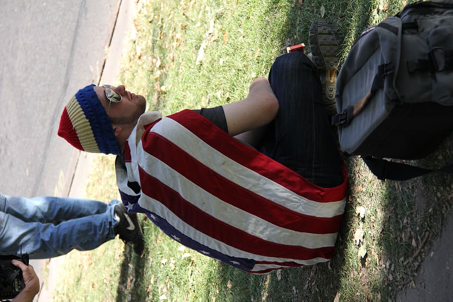denver, civic center, striped, real people, day, casual clothing HD wallpaper