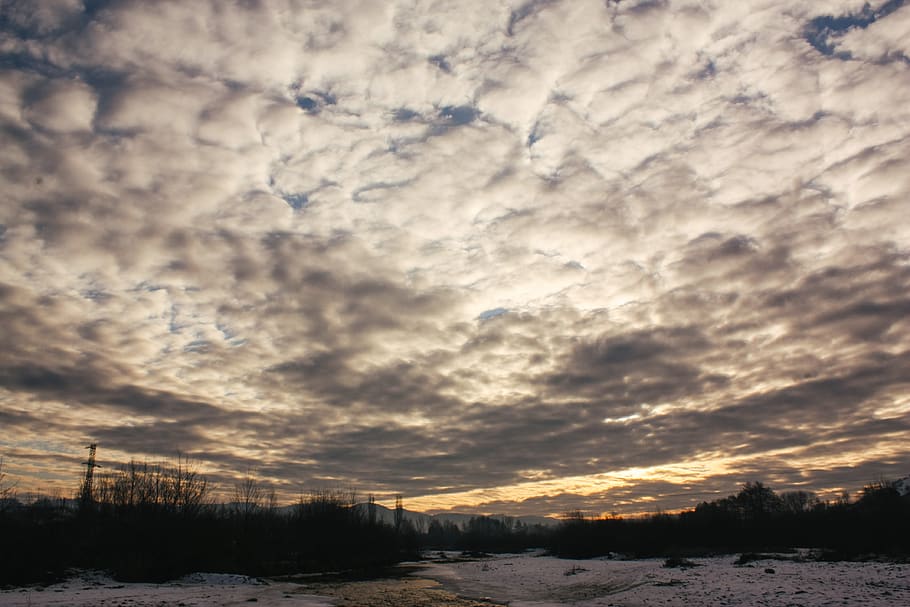 clouds, cloudy, rainy, sky, cloud - sky, beauty in nature, tranquility HD wallpaper