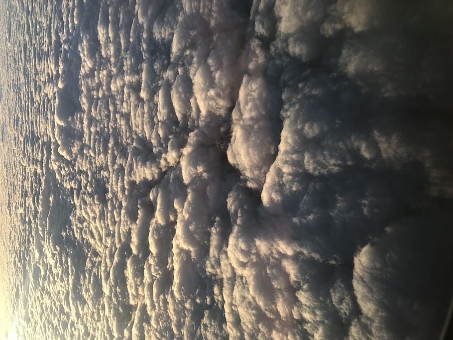nimbus clouds, nature, outdoors, sky, cumulus, weather, azure sky HD wallpaper