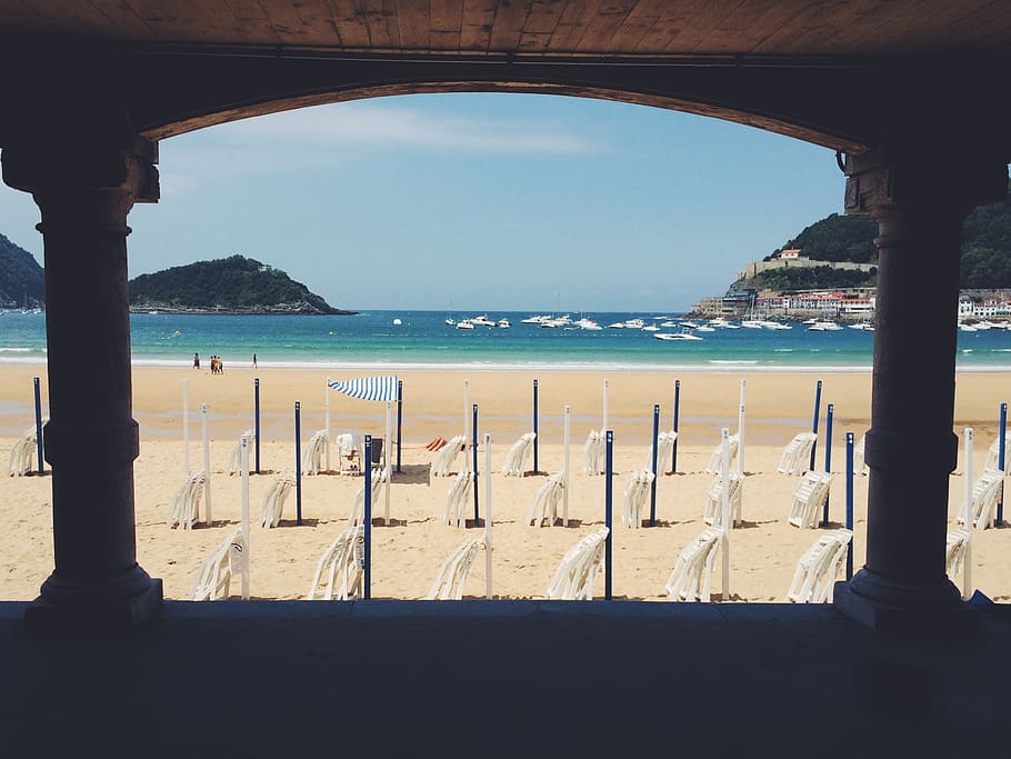 spain, san sebastián, ocean, adventures, trip, beach, vacation, HD wallpaper