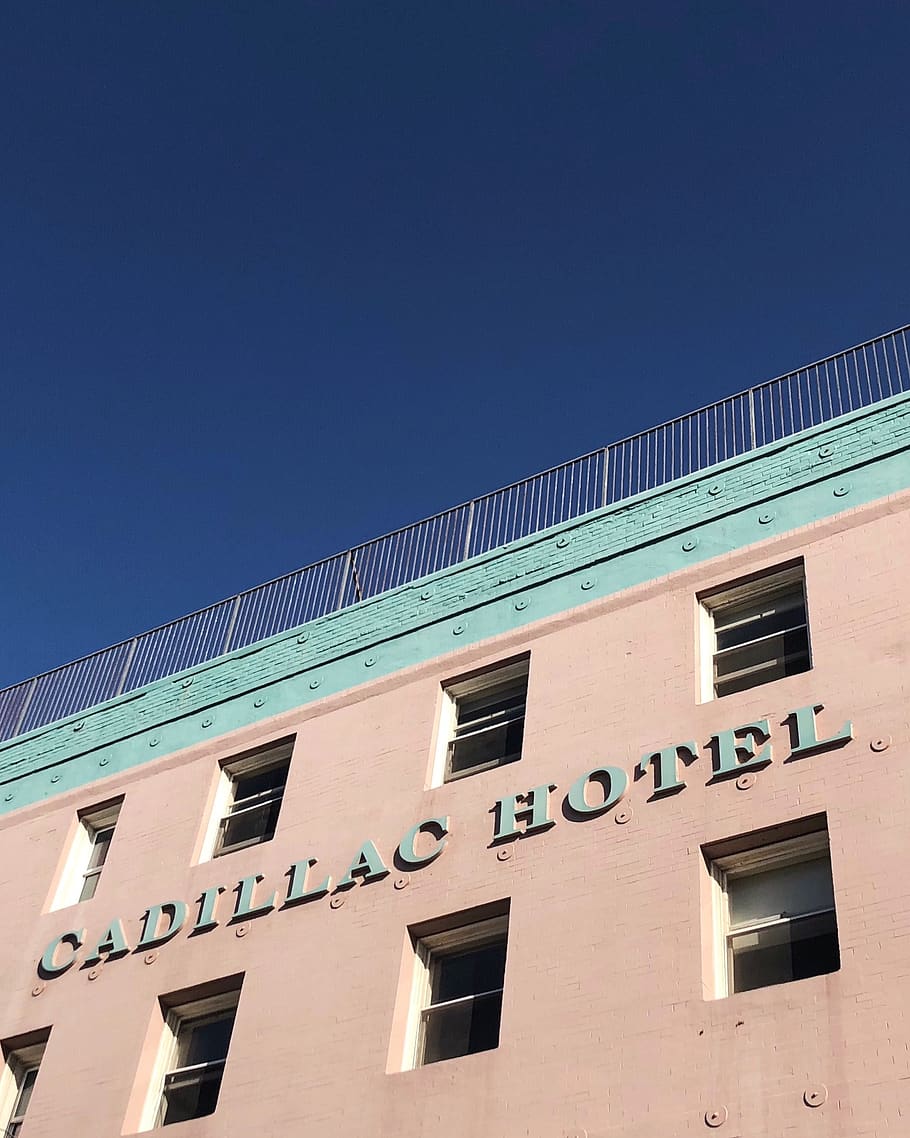 Cadillac Hotel building, architecture, low angle view, building exterior HD wallpaper