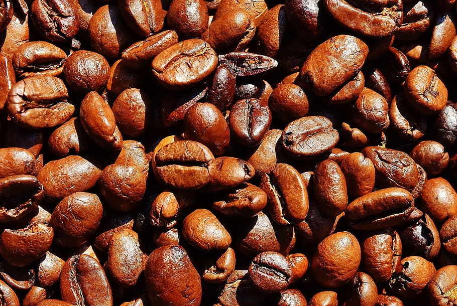 Brown Coffee Bean, caffeine, close-up, coffee beans, roasted HD wallpaper