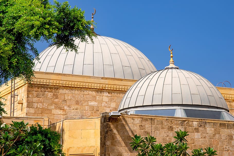 mosque, minaret, religion, islam, islamic, muslim, al-majidiyyeh HD wallpaper