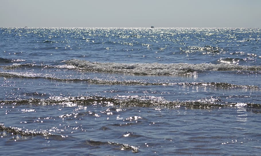 ocean, water, sea, wave, blue, nature, summer, vacation, holiday HD wallpaper