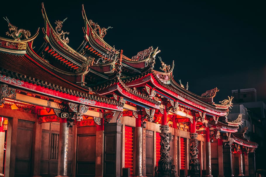 red and brown tower, built structure, architecture, building exterior HD wallpaper