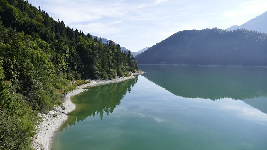 silvenstein memory, nature, water, bavaria, landscape, upper bavaria HD wallpaper