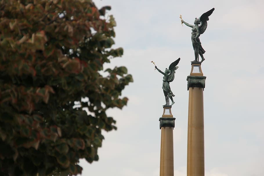 praha, historic, statue, Prague, czech, outdoors, cityscape HD wallpaper
