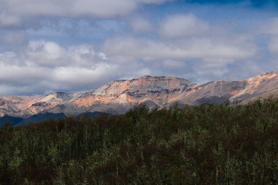 snow capped mountain under cloudy sky during daytime, nature HD wallpaper