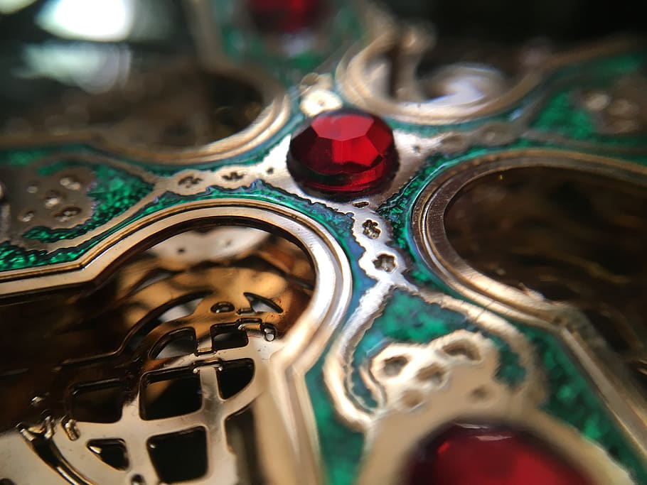 ornament, cross, close up, indoors, close-up, no people, selective focus HD wallpaper