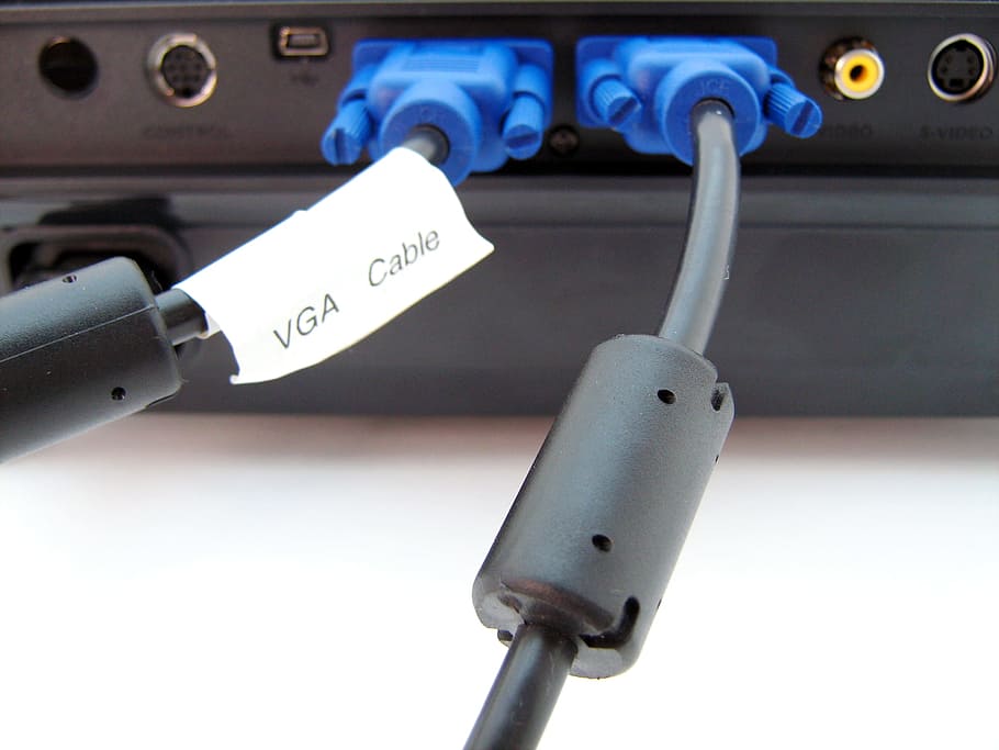 blue, cable, vga, communicating, communication, digital, electric HD wallpaper
