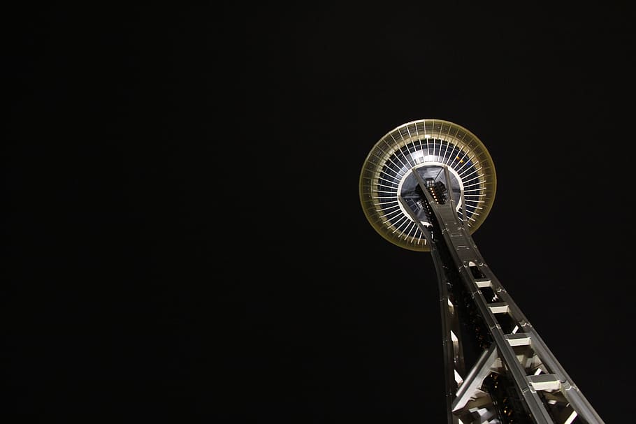 tower, space needle, seattle, building, architecture, amusement park HD wallpaper