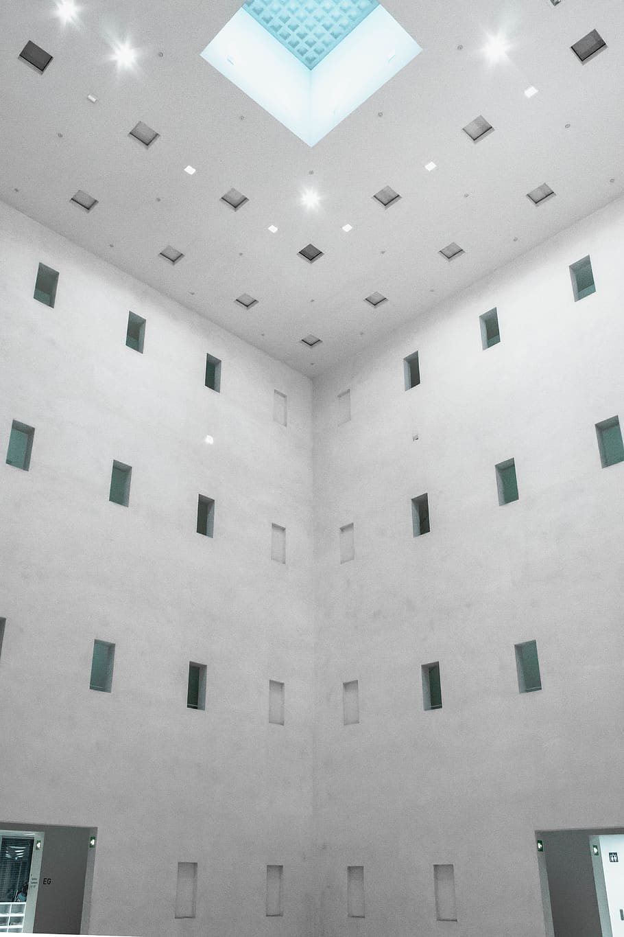 building, architecture, window, stuttgart, stuttgart libary HD wallpaper
