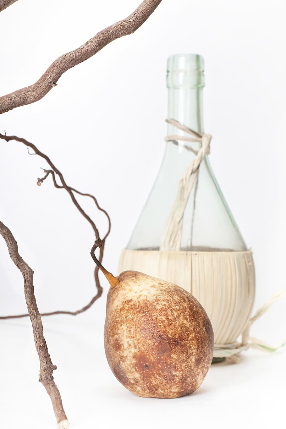 pear, pears, fruit, white, food, nobody, studio, healthy, fruity HD wallpaper
